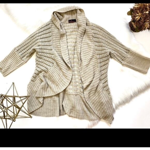 Womens Takeout Dolman Open Cardigan  - Sz XS - Picture 2 of 2